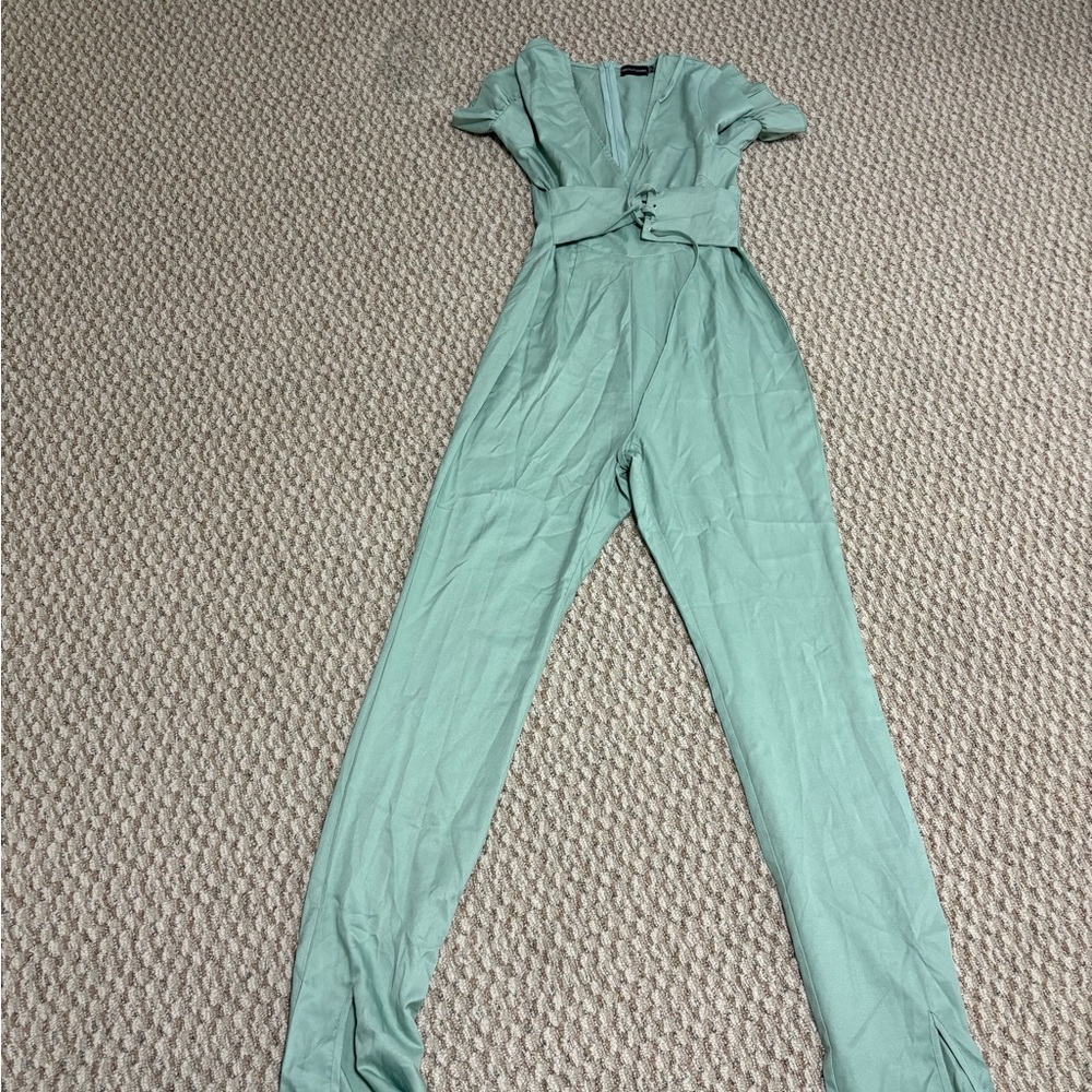 Elegant Mint Green Jumpsuit